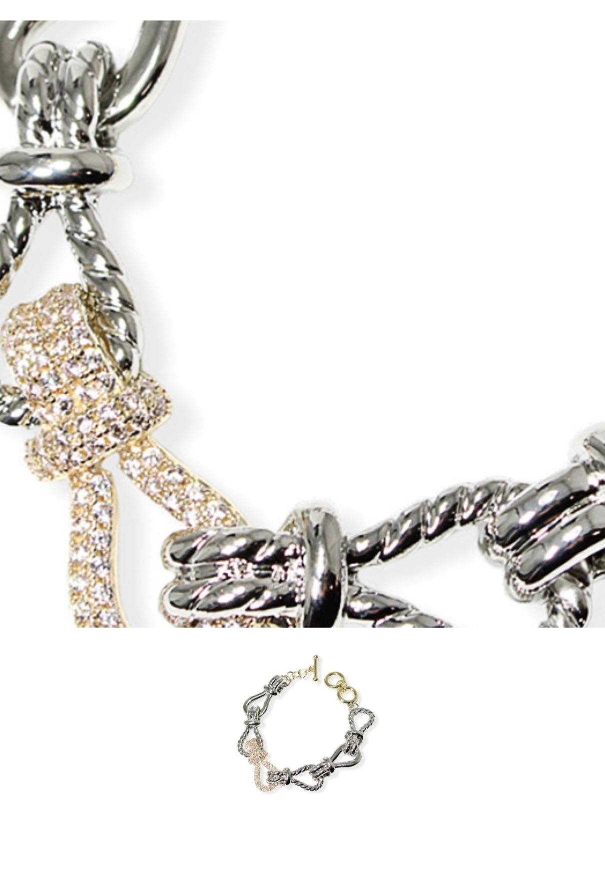 Elegant Twist Bracelet