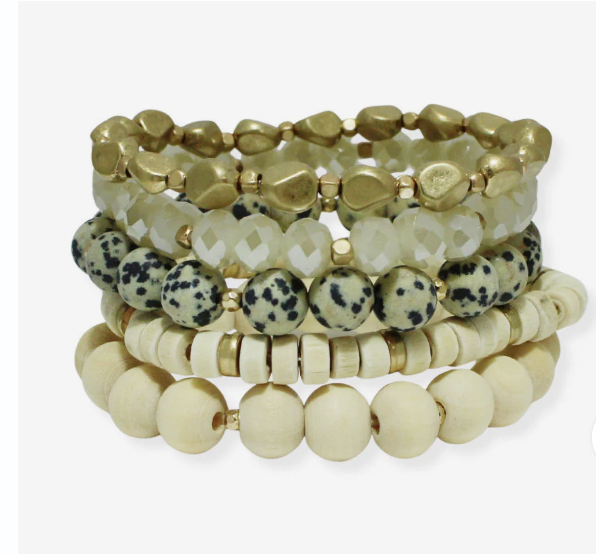 5 piece Cheetah bracelet set