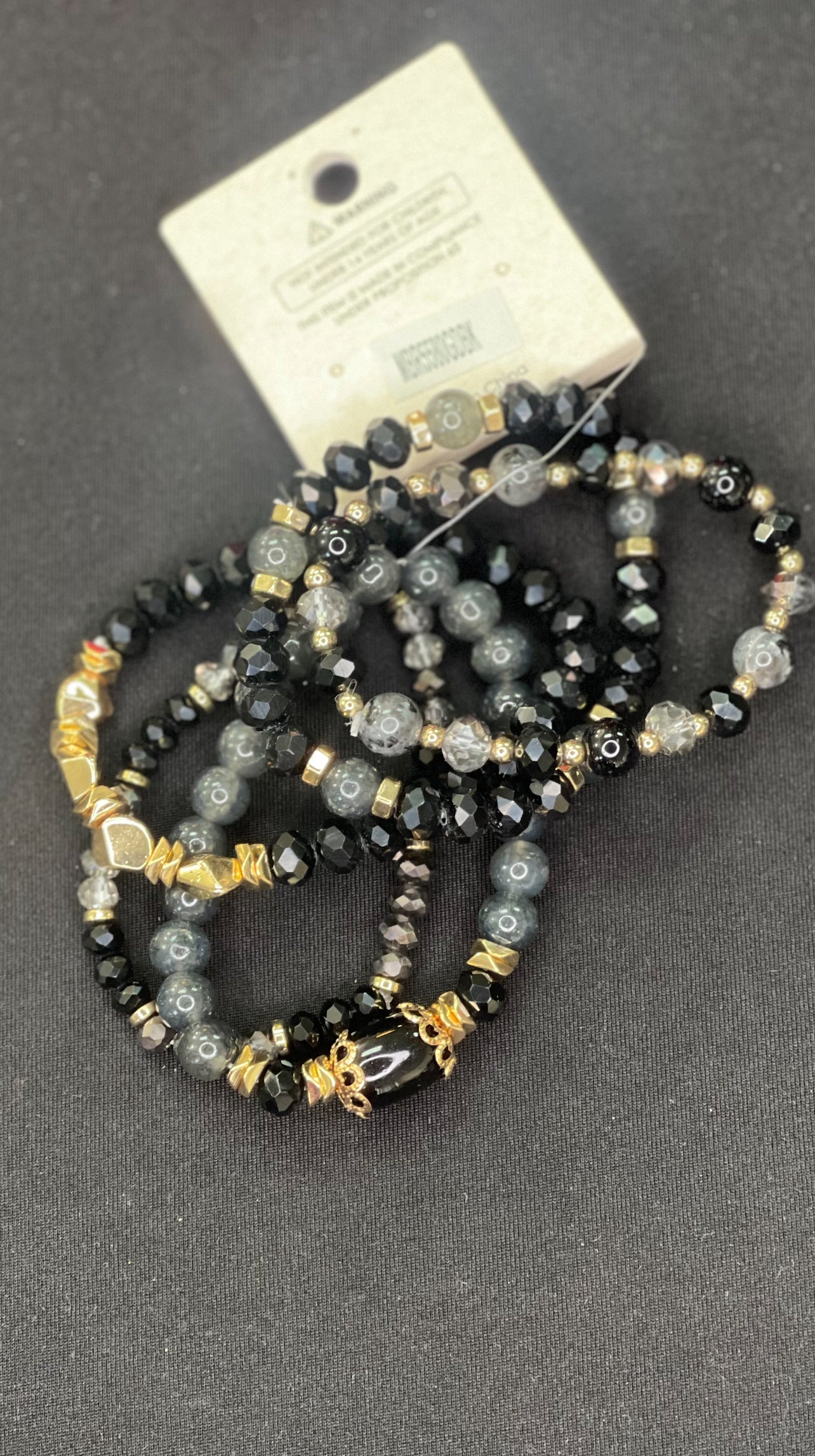Black and grey Bracelet