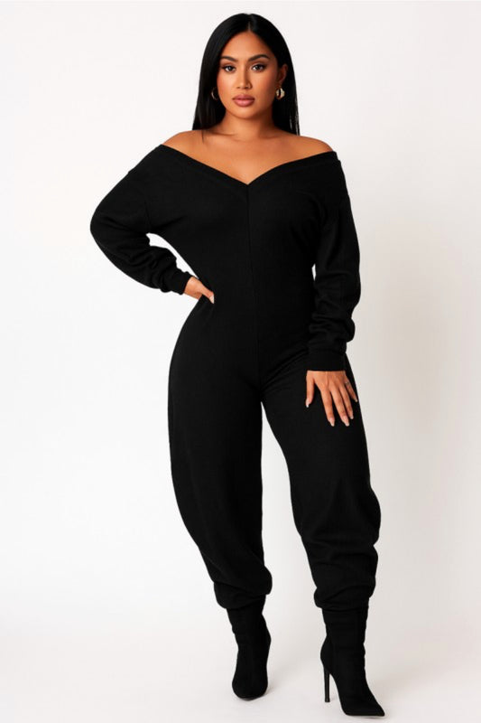 Bri Off shoulder jumpsuit