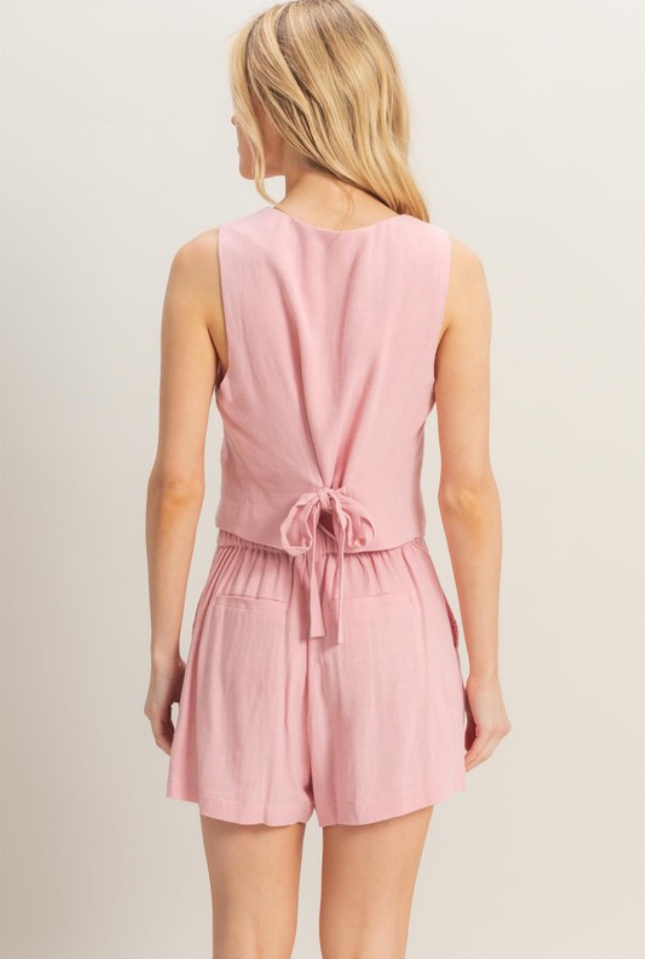 2 piece Pink short set