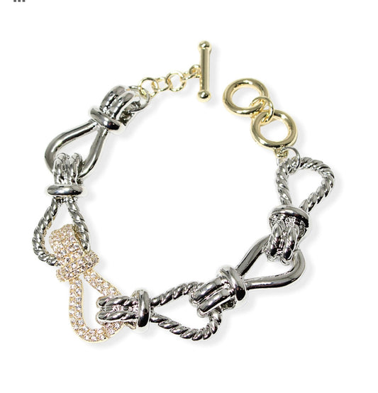 Elegant Twist Bracelet