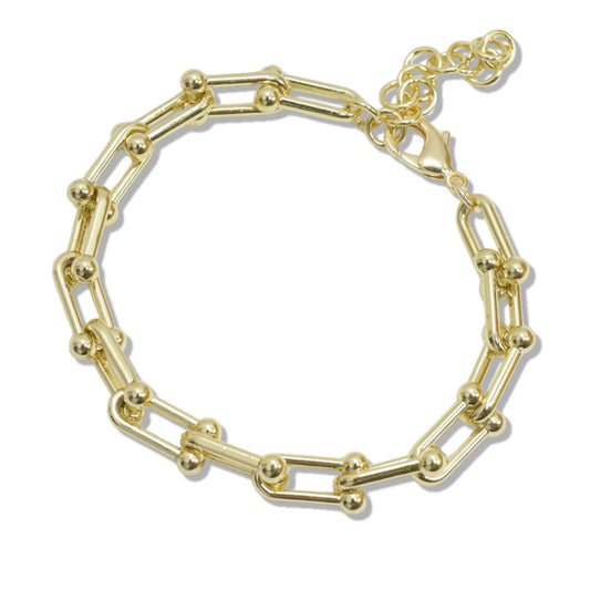 Gold Link Bracelet