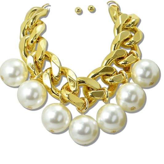 PEARL NECKLACE GOLD