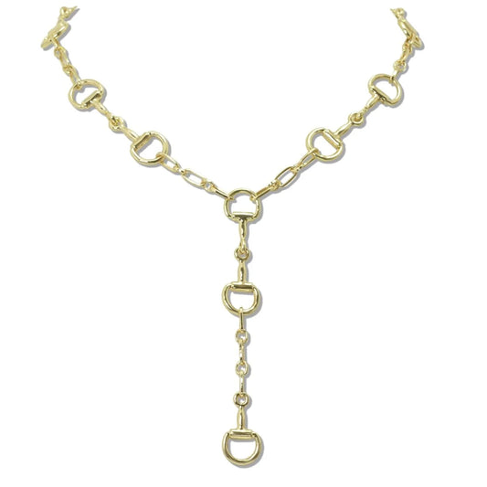 HERITAGE LINK Y-DROP NECKLACE