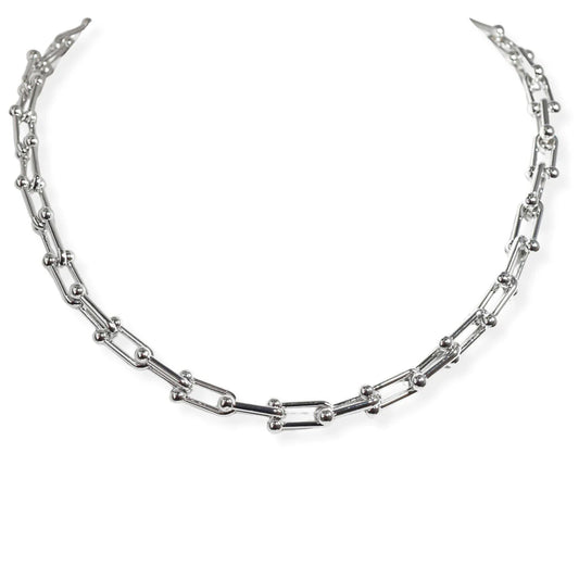 Silver Link Necklace