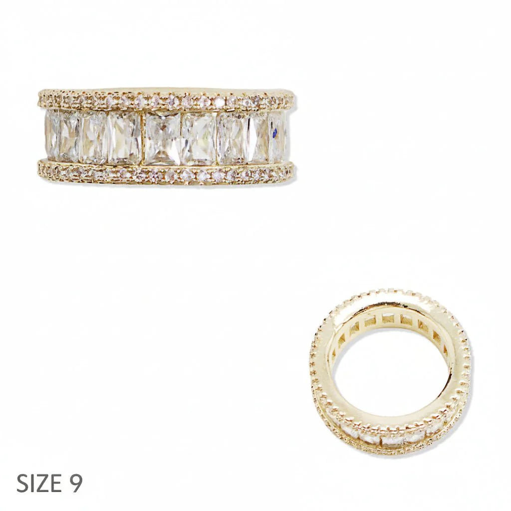 BAGUETTE CUBIC ZIRCONIA ACCENT