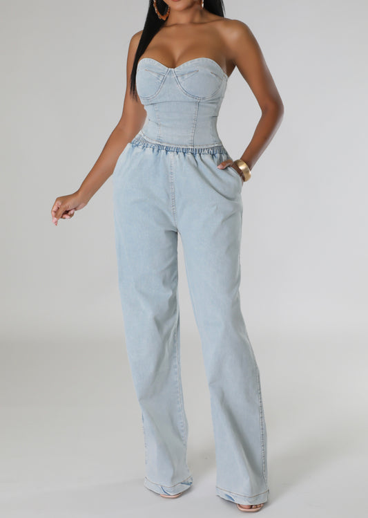 Bri 2 Piece Denim set