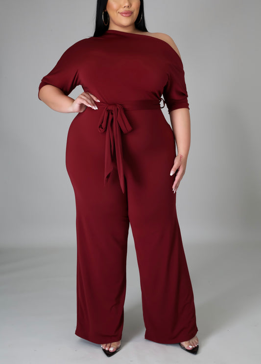 PlusSize Black Jumpsuit